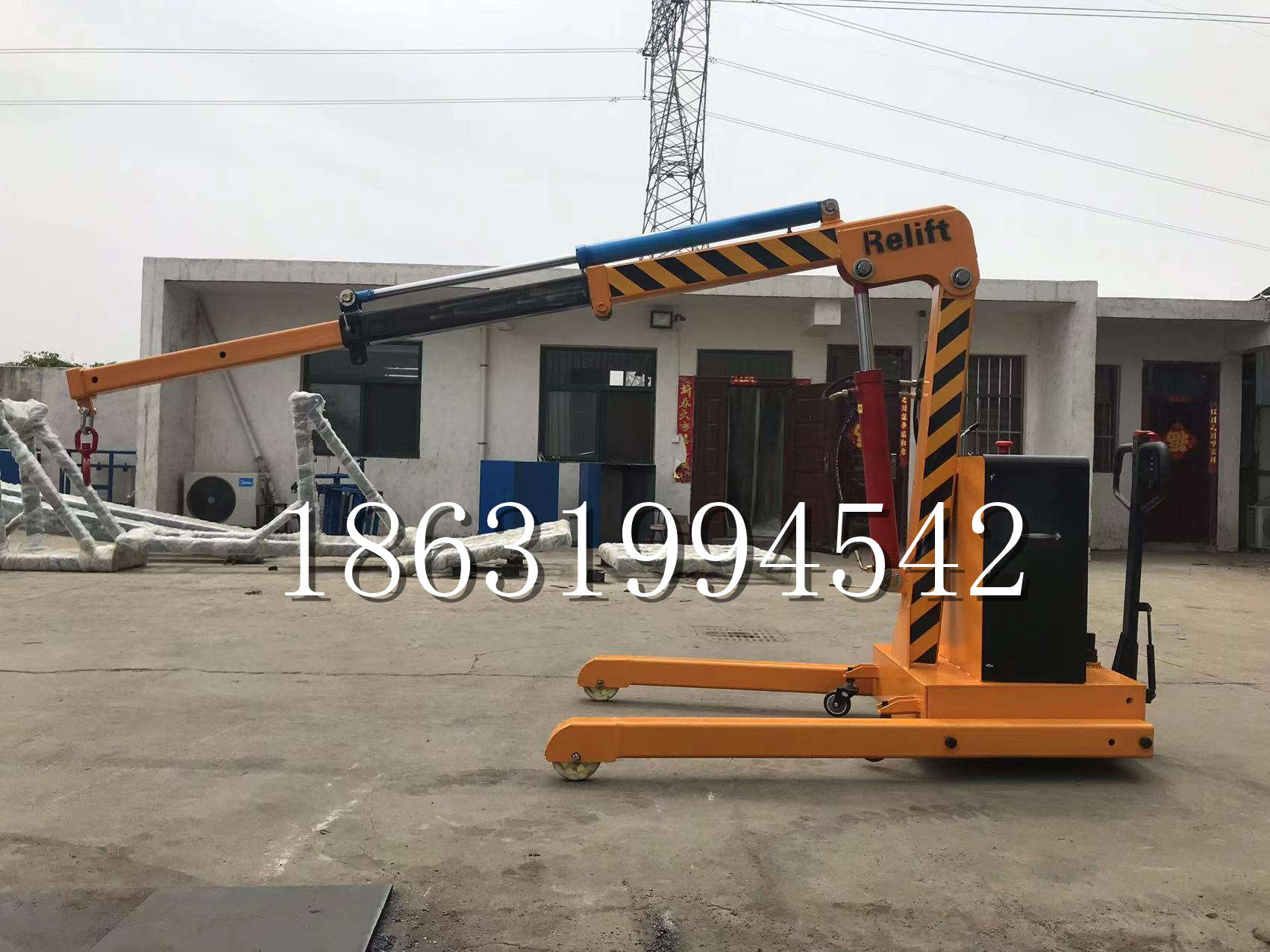 梅河口市久征定做3吨三轮随车吊 农用园林绿化移树吊 平板工程用小吊机